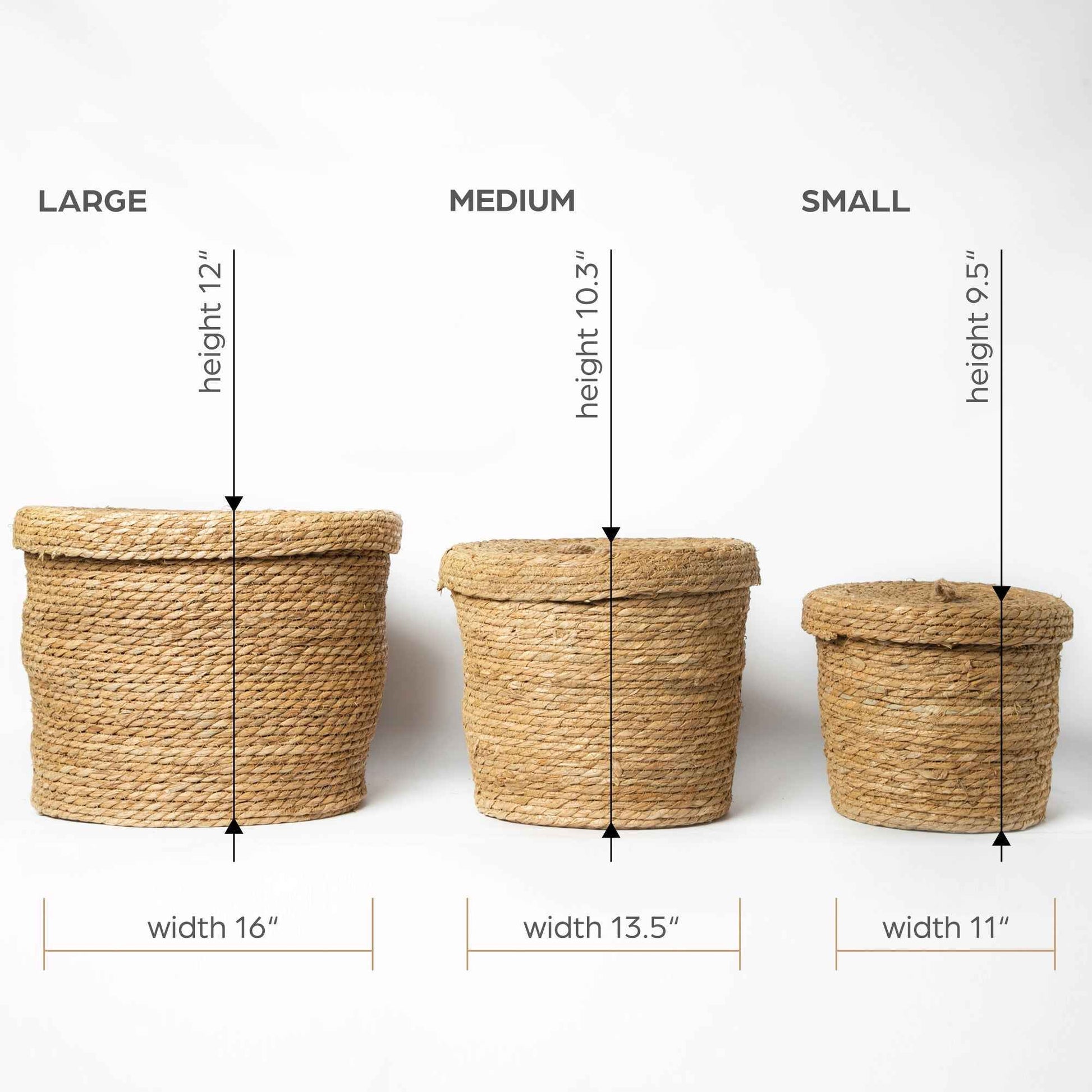 TEEK - 830 - Seagrass Basket with lid HOME DECOR TEEK PB