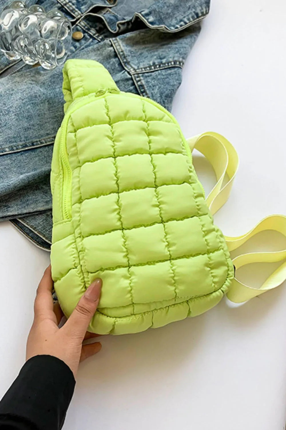Quilted Nylon Crossbody Bag TEEK Trend