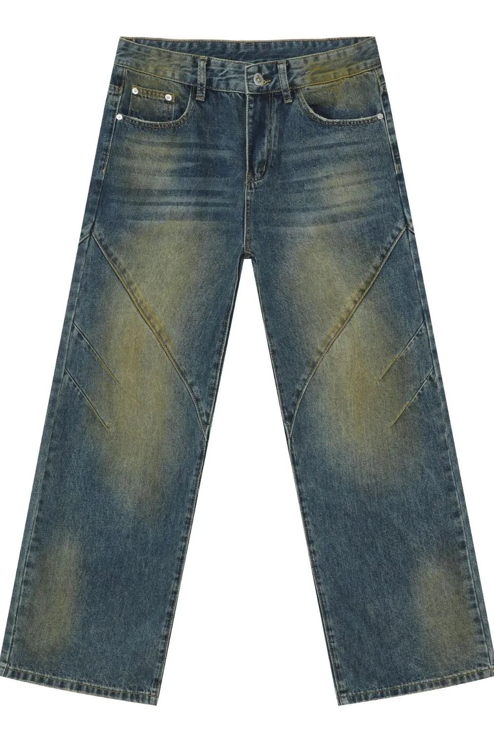 TEEK - Mens Medium Washed Pocketed Jeans JEANS TEEK Trend