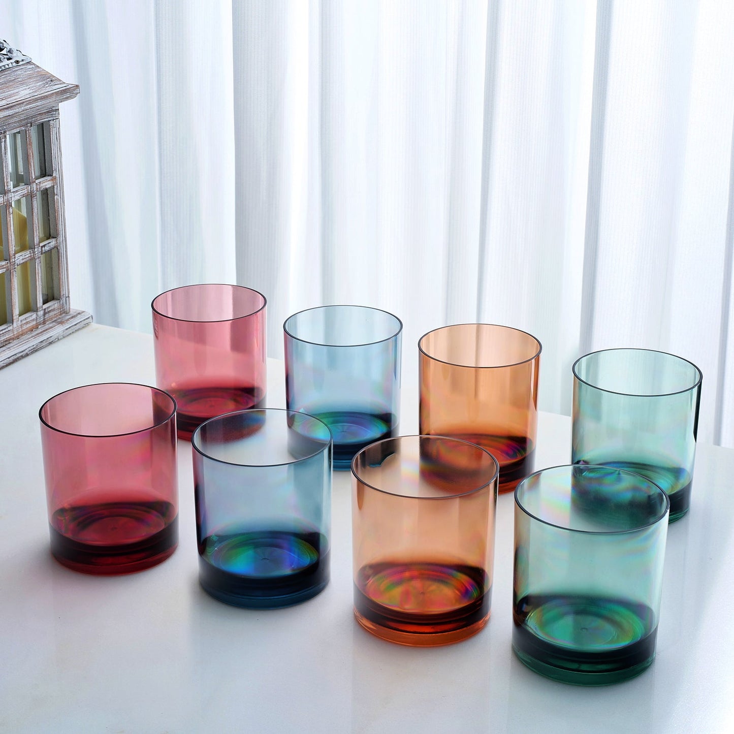 TEEK - Eze Acrylic Lowball Tumbler Glassware Set HOME DECOR TEEK KS