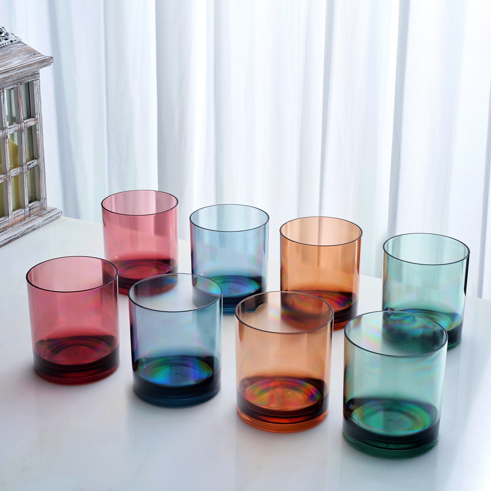 TEEK - Eze Acrylic Lowball Tumbler Glassware Set HOME DECOR TEEK KS