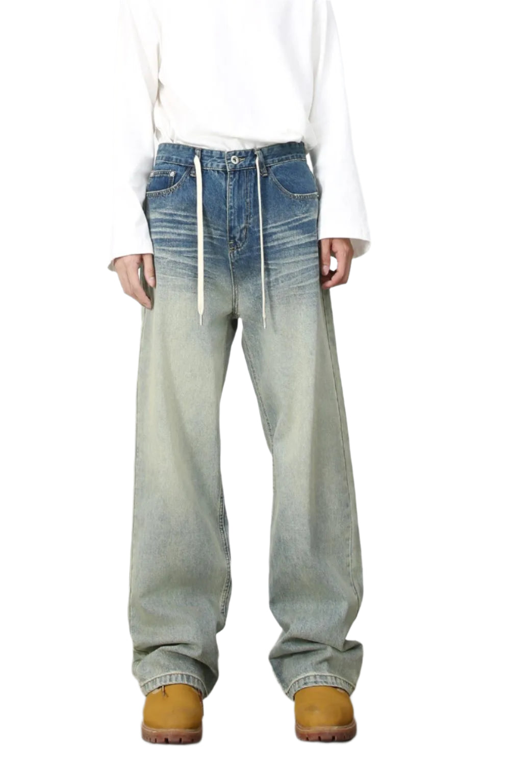 TEEK - Mens Loose Fit Pocketed Jeans JEANS TEEK Trend S