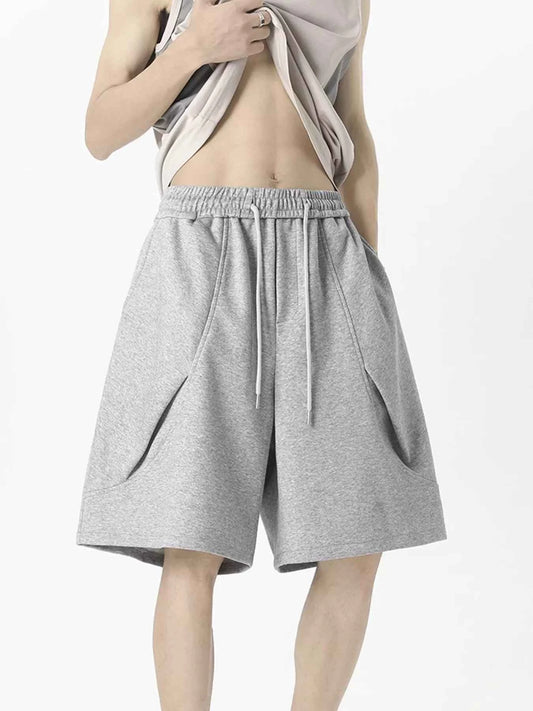 Men's Plus Size Relaxed Fit Sweat Shorts Trendsi