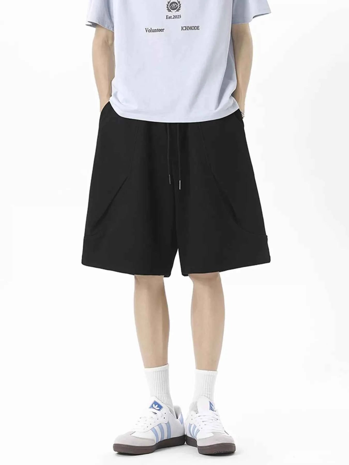 Men's Plus Size Relaxed Fit Sweat Shorts Trendsi Black M