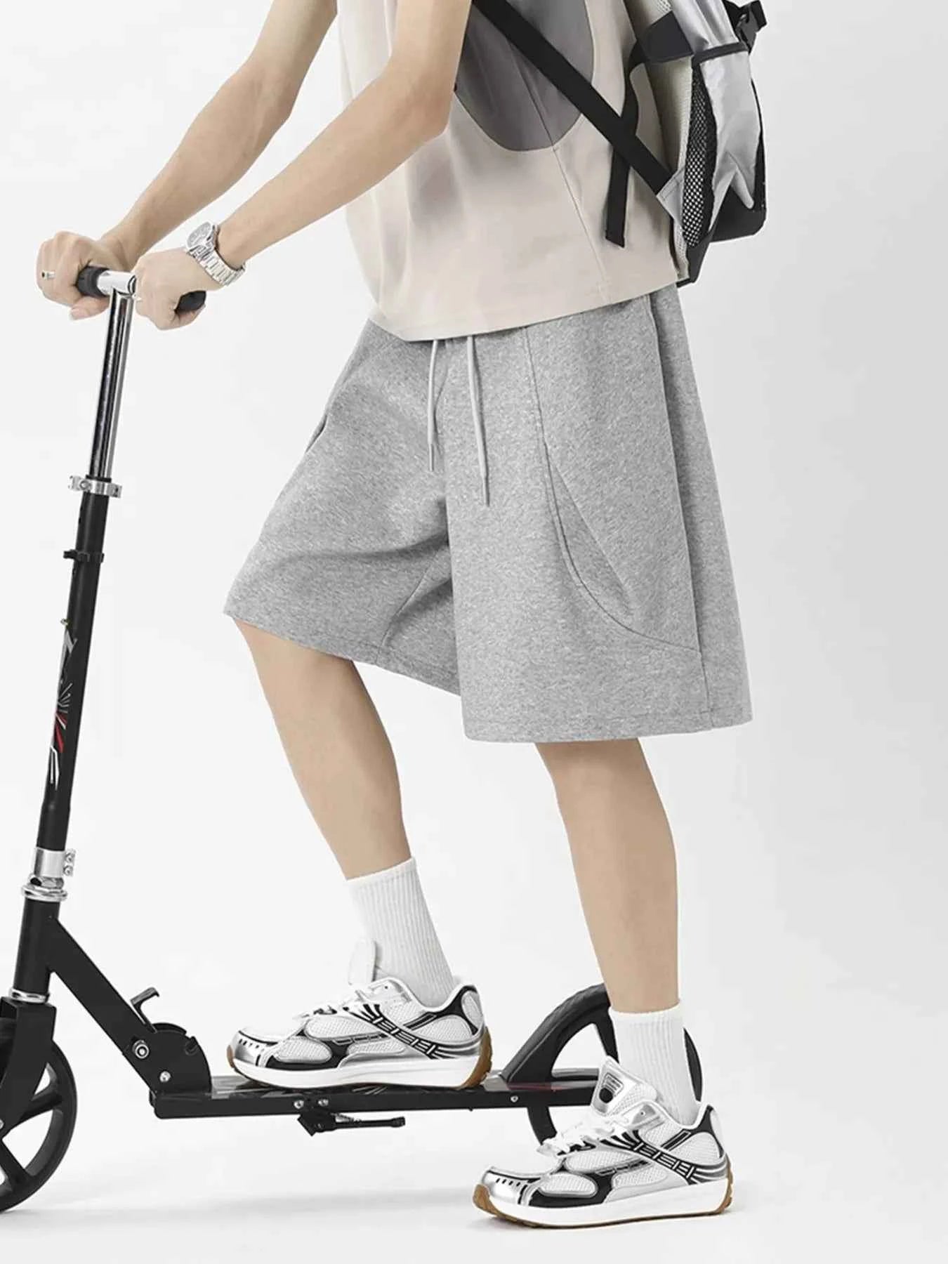 Men's Plus Size Relaxed Fit Sweat Shorts Trendsi