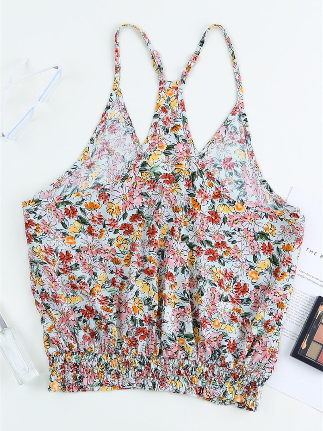 TEEK - Floral Surplice Cami TOPS TEEK Trend   