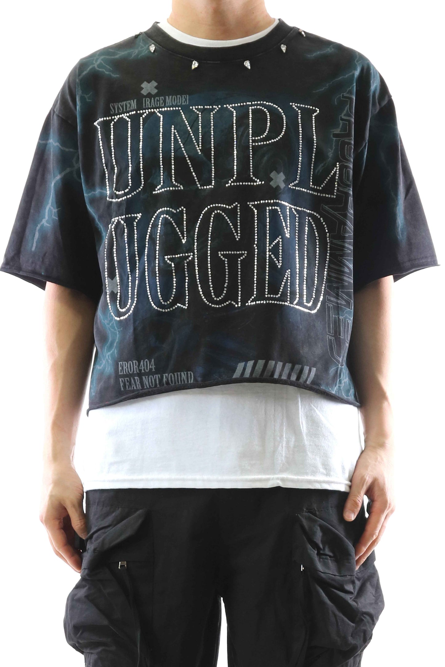 TEEK - DUSTSPIRE S/N Jersey 3/4 Sleeve Crop Top Tee TOPS TEEK LTK