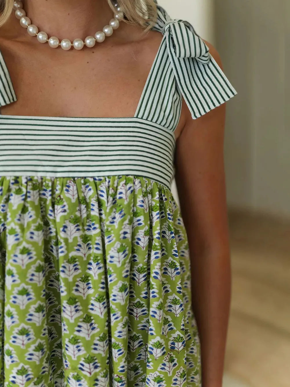 TEEK - Printed Tie Shoulder Cami Dress DRESS TEEK Trend