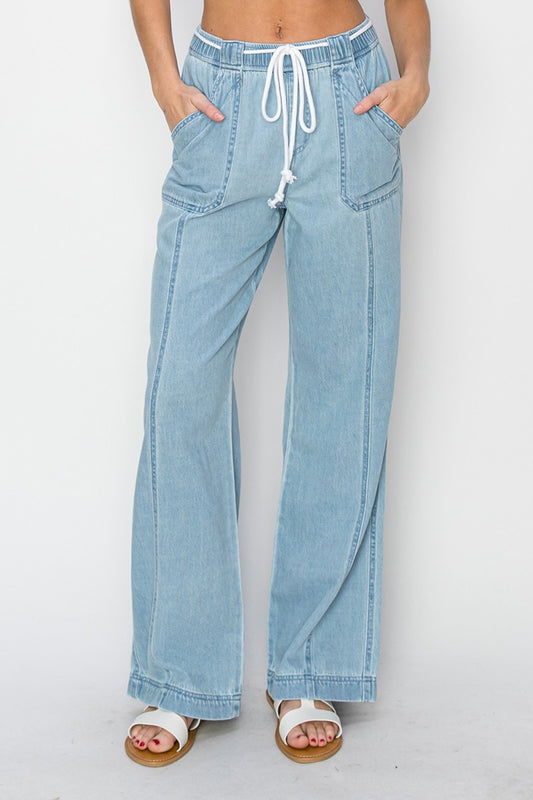 TEEK - RISEN High Rise Straight Jeans JEANS TEEK Trend S  