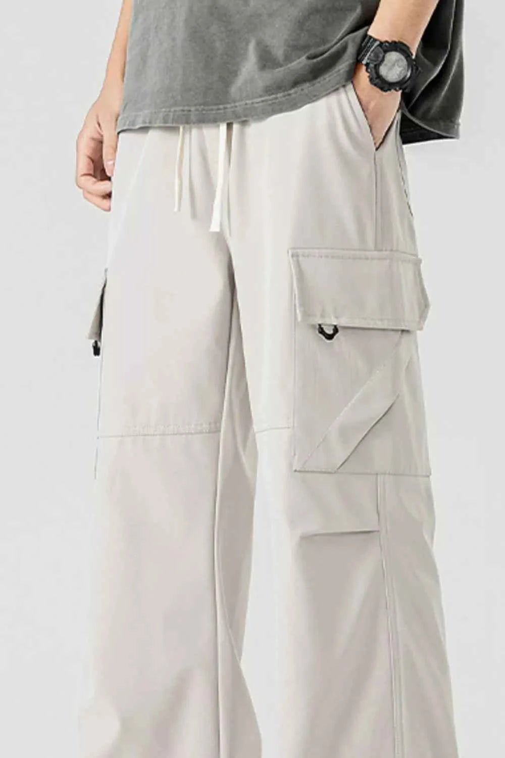 TEEK - Mens Plus Size Loose Fit Multi-Pocket Cargo Pants PANTS TEEK Trend