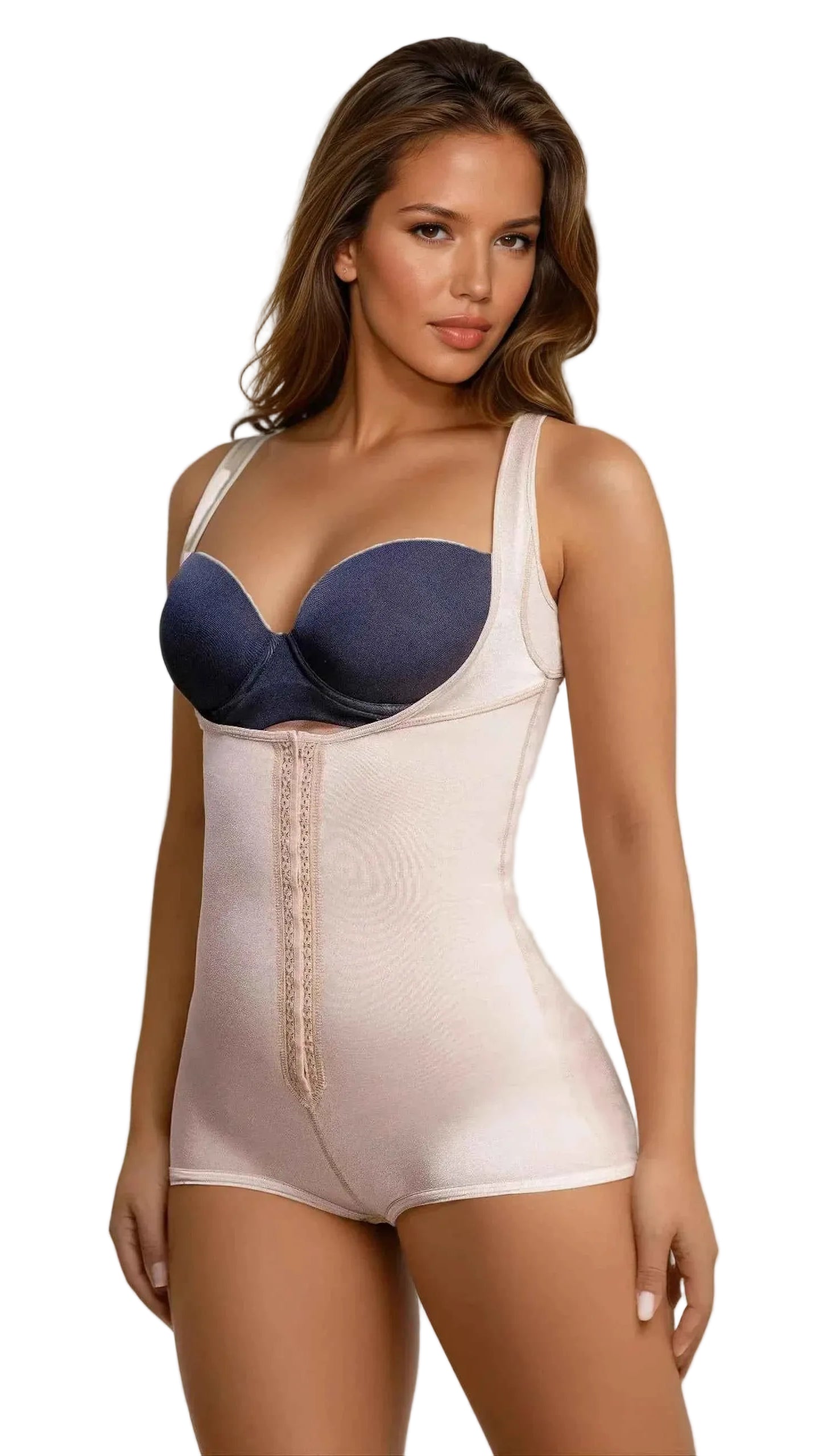 TEEK - Open Bust Boyshort Bodysuit Wide Straps LINGERIE TEEK VS