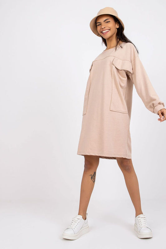 TEEK - Khaki Daydress Model Dress DRESS TEEK M   
