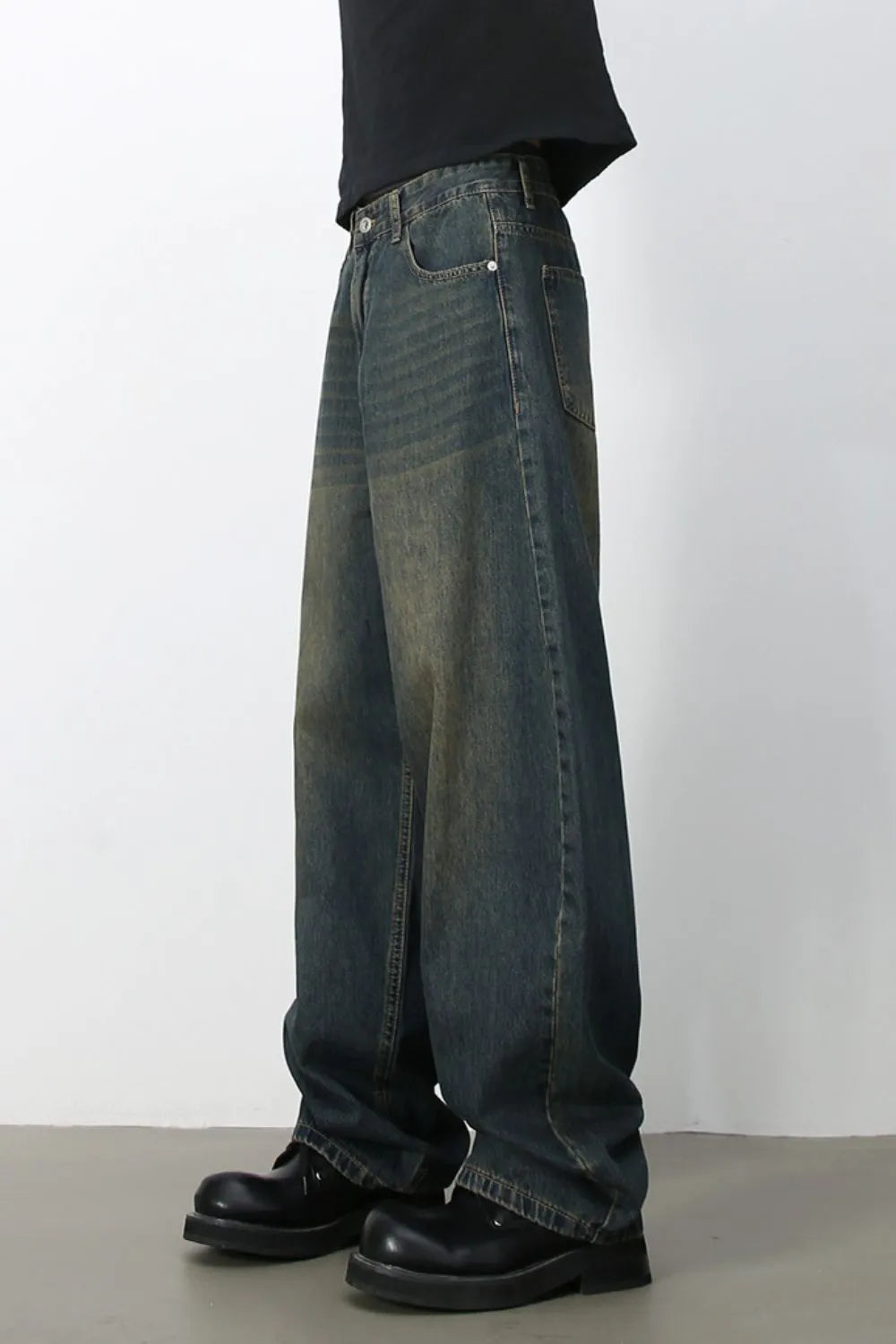 TEEK - Mens Wide Leg Jeans JEANS TEEK Trend