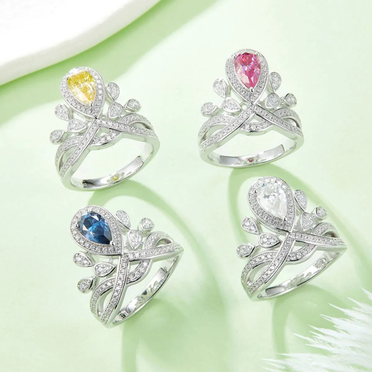 TEEK - 1 Carat Moissanite 925 Sterling Silver Ring JEWELRY TEEK Trend