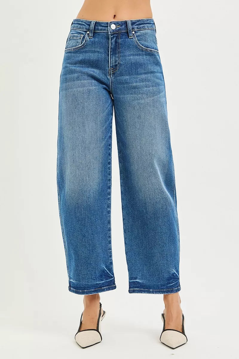 TEEK - Slouchy Cropped Barrel Jeans JEANS TEEK Trend
