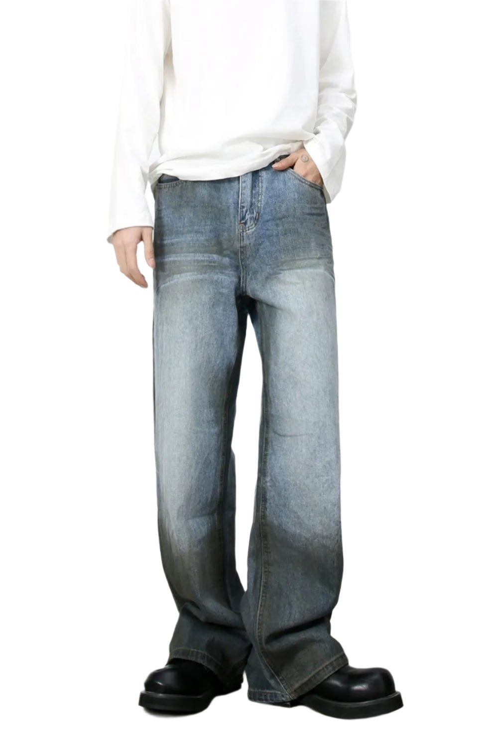 TEEK - Mens Loose Pocketed Jeans JEANS TEEK Trend S