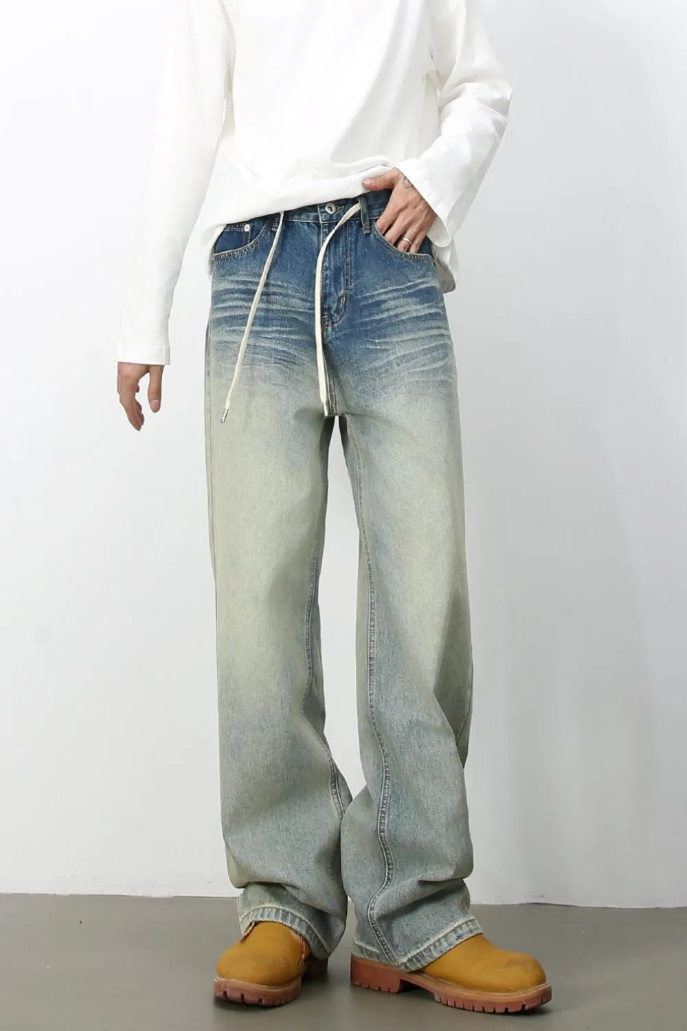 TEEK - Mens Loose Fit Pocketed Jeans JEANS TEEK Trend