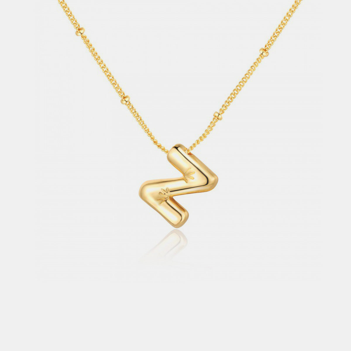 TEEK - T-Z Gold-Plated Letter Necklace JEWELRY TEEK Trend Style Z  