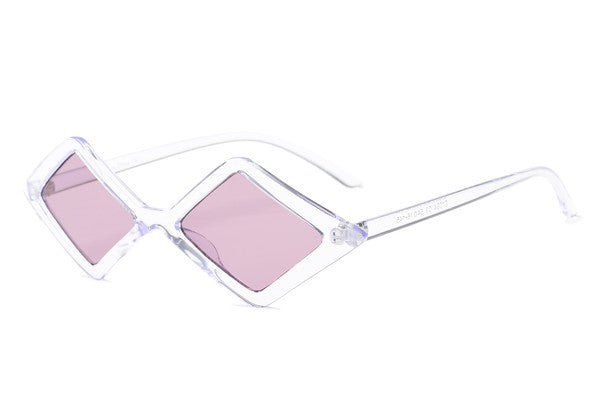 TEEK - Womens Diamond Shape Sunglasses EYEGLASSES TEEK FG Clear  
