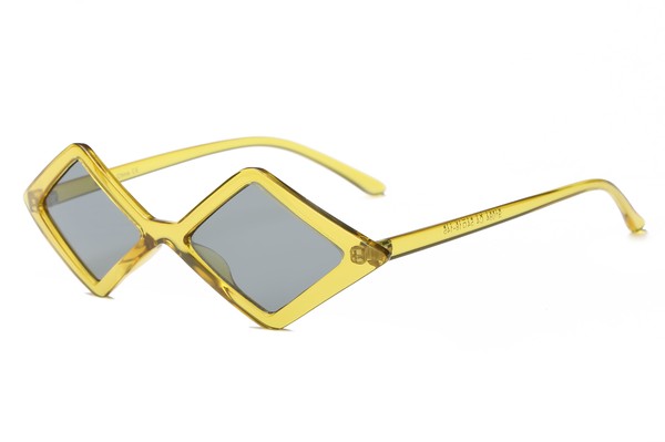 TEEK - Womens Diamond Shape Sunglasses EYEGLASSES TEEK FG yellow  