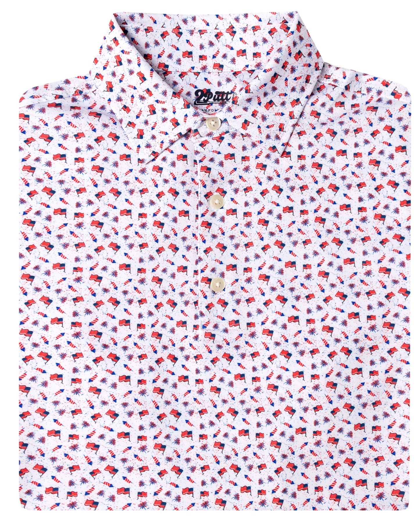 TEEK - Golf Of America Mens Polo TOPS TEEK 2P S