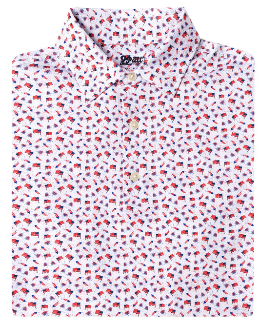 TEEK - Golf Of America Mens Polo TOPS TEEK 2P S