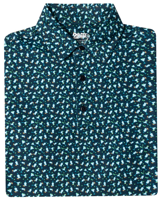 TEEK - Cocktail Hour Mens Polo TOPS TEEK 2P S