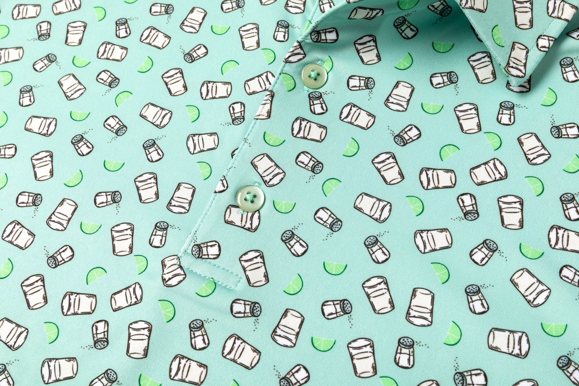 TEEK - Tequila Shots Mens Polo TOPS TEEK 2P