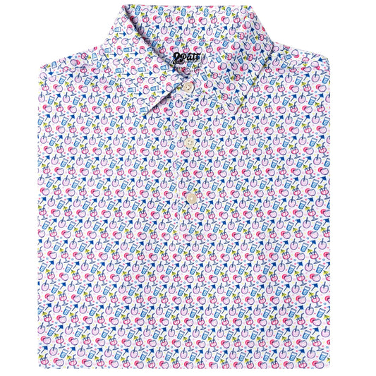 TEEK - It's 5 O'clock Somewhere Mens Polo TOPS TEEK 2P S