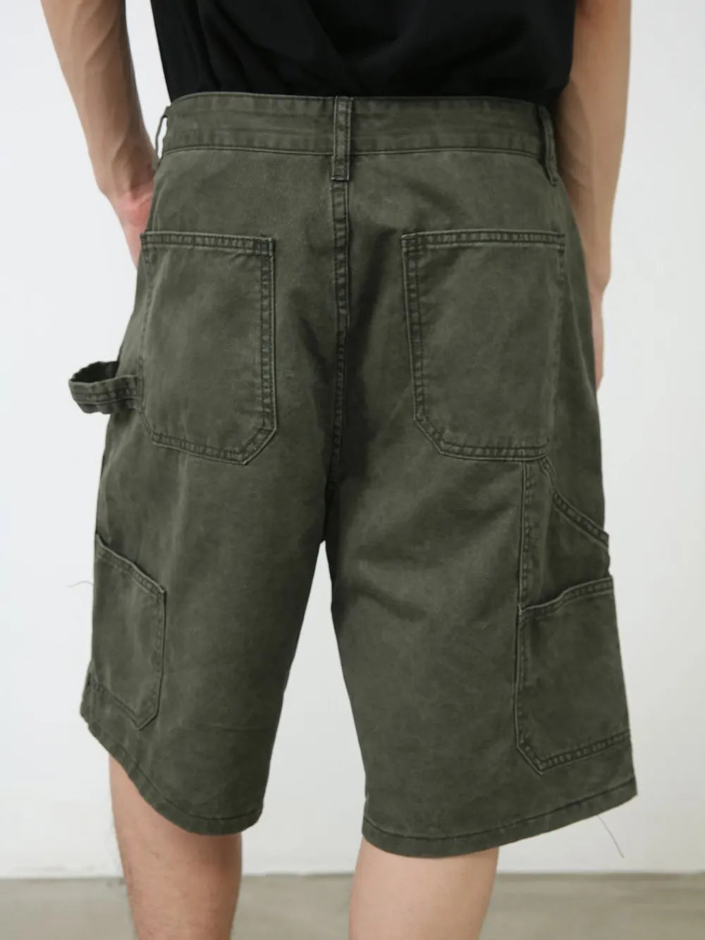 TEEK - Mens Mid Rise Denim Pocketed Shorts SHORTS TEEK Trend