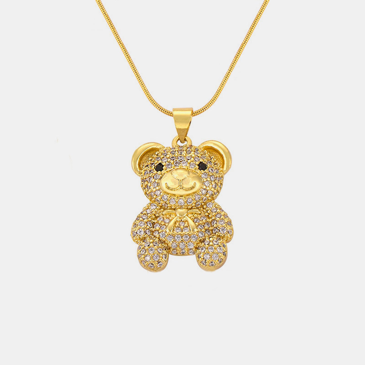 TEEK - Titanium Steel Gold-Plated Bear Pendant Necklace JEWELRY TEEK Trend Style B  