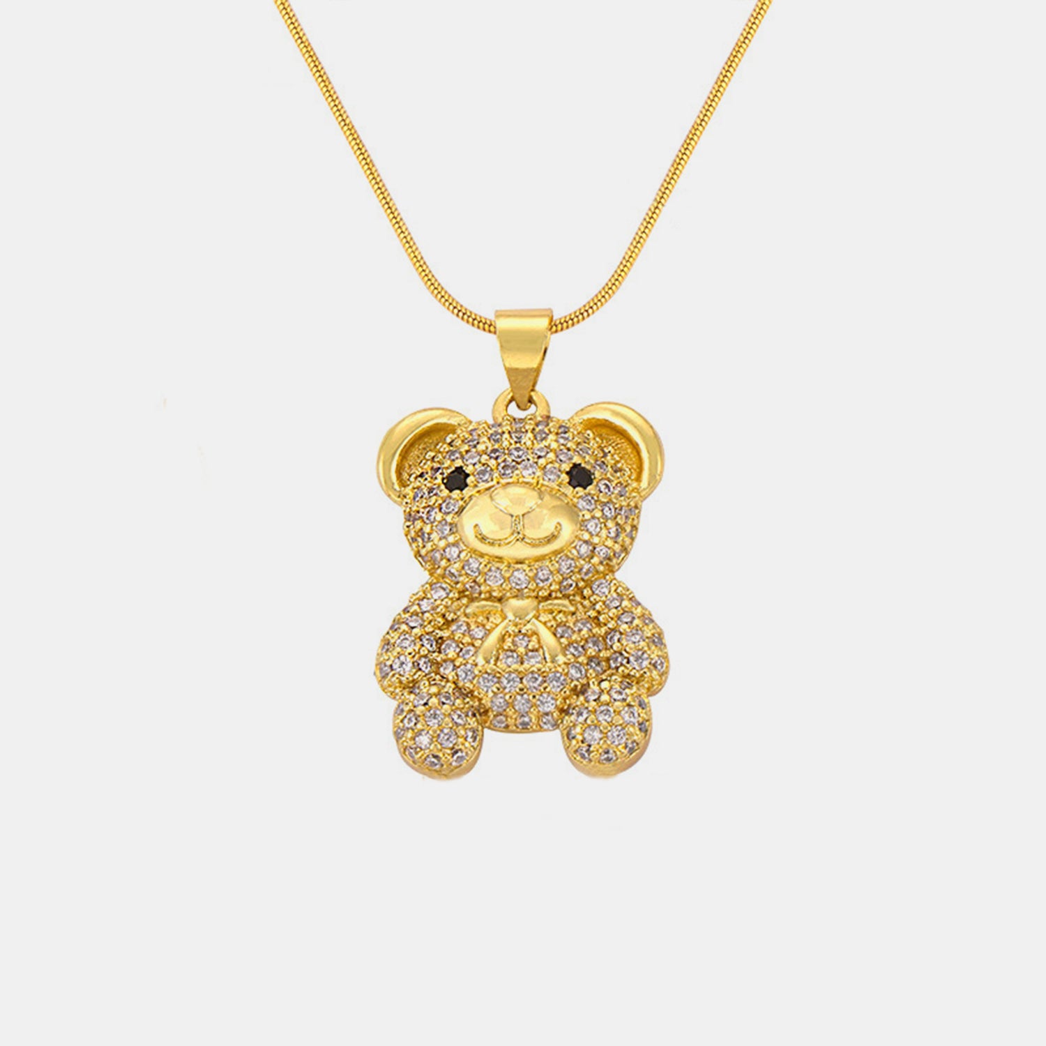 TEEK - Titanium Steel Gold-Plated Bear Pendant Necklace JEWELRY TEEK Trend Style B  