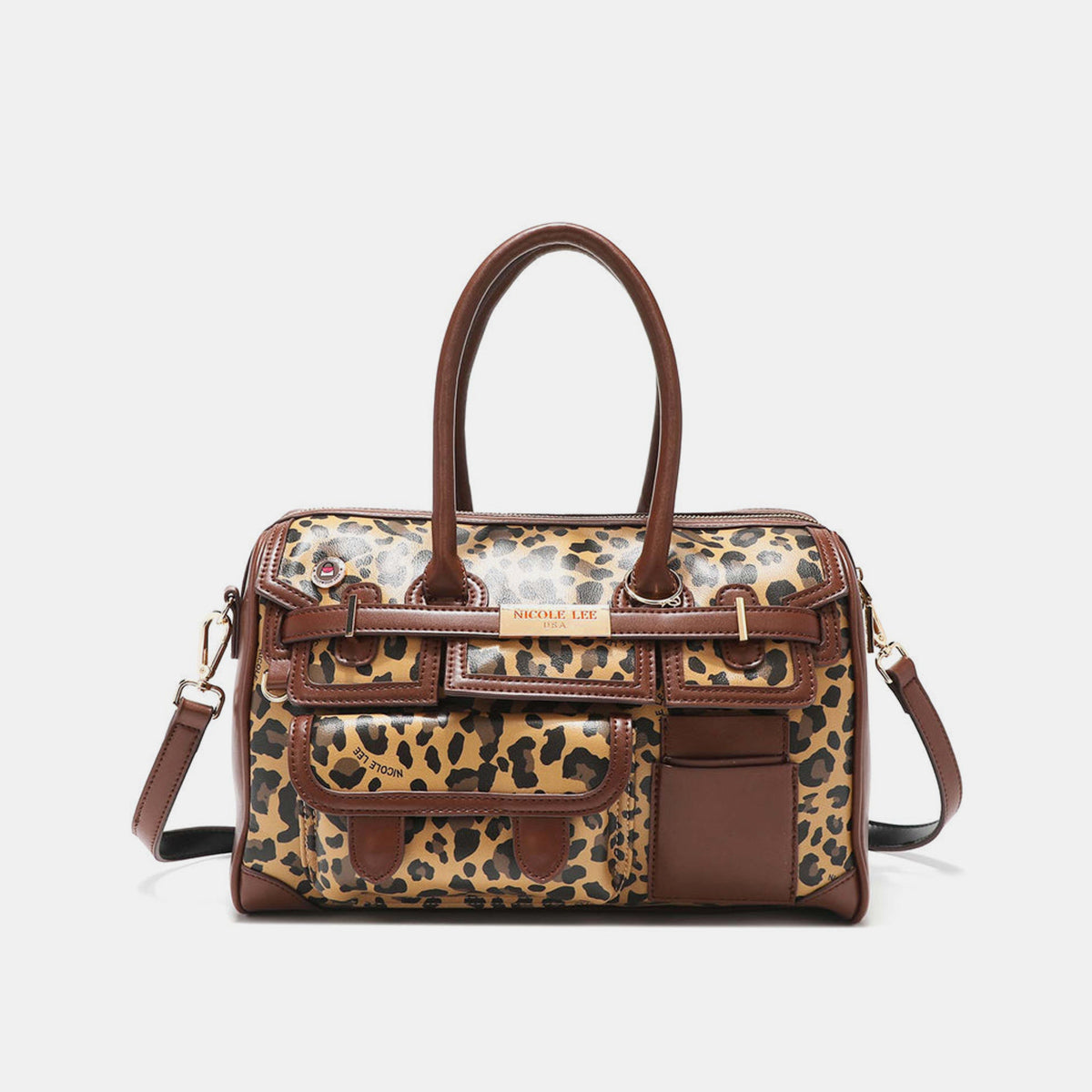 TEEK - NL Leopard Boston Bag BAG TEEK Trend   