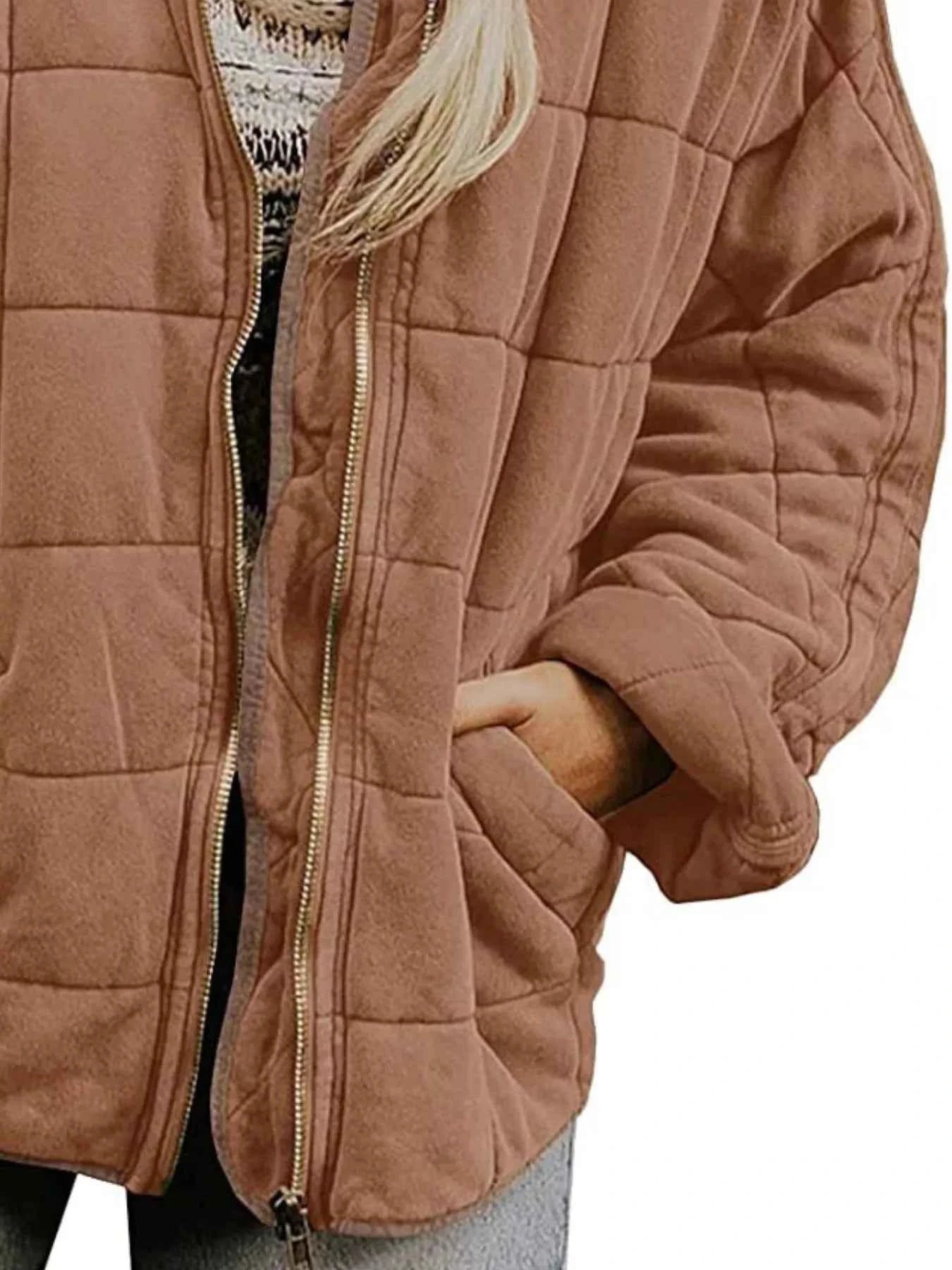 TEEK - Quilted Zip Up Outerwear JACKET TEEK Trend