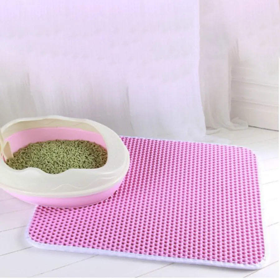 TEEK - Cat Litter Mat PET SUPPLIES theteekdotcom Pink 45x60CM 