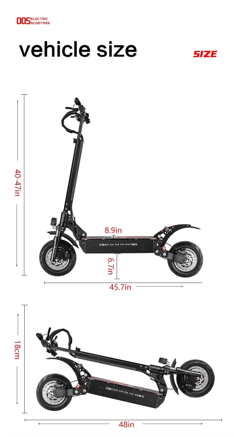 TEEK - Q7Pro E-Scooter 3200W Dual Motor Electric Scooter TRANSPORTATION theteekdotcom