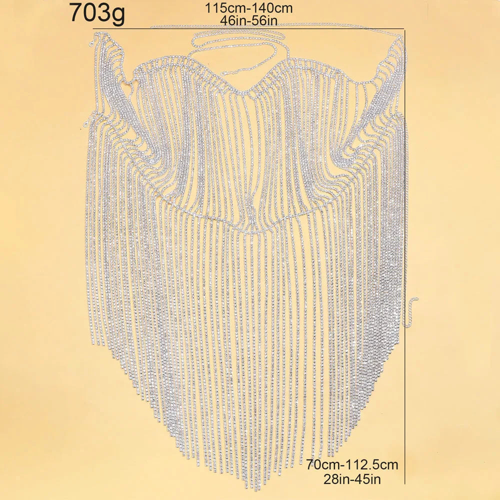 TEEK - Layered Chest Chain Dress or Vest