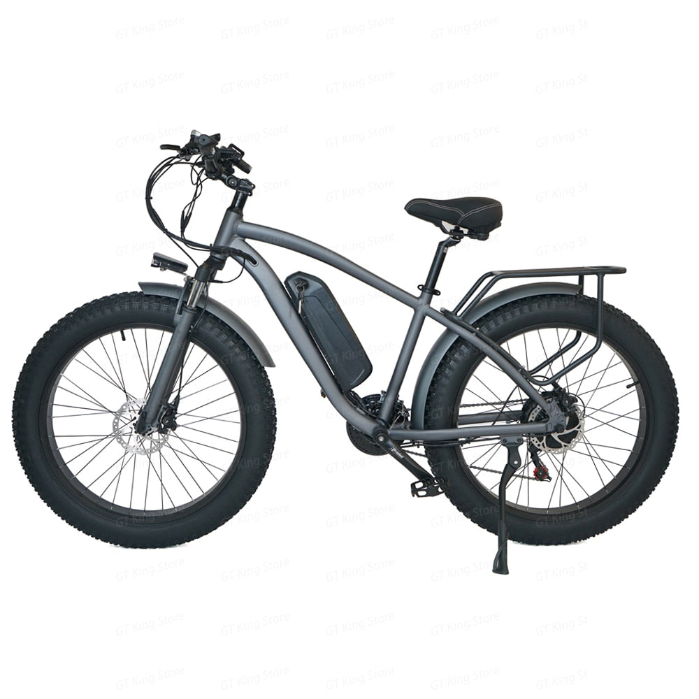 TEEK - Electric Fat Tires 750W Bike TRANSPORTATION theteekdotcom M26 Grey(USA) 21|53cm (175cm-180cm) United States