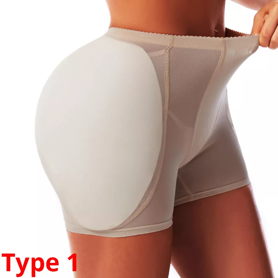 TEEK - Padded Lifter Hip Enhancer Control Panties UNDERWEAR theteekdotcom Skin US L | Asian XXL 