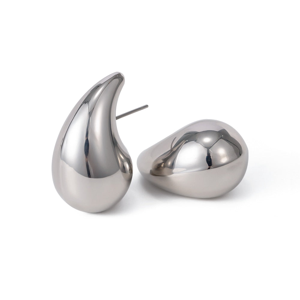 TEEK - Variety of Stainless Steel Drop n Cuff Earrings JEWELRY theteekdotcom JDE2305001-S  