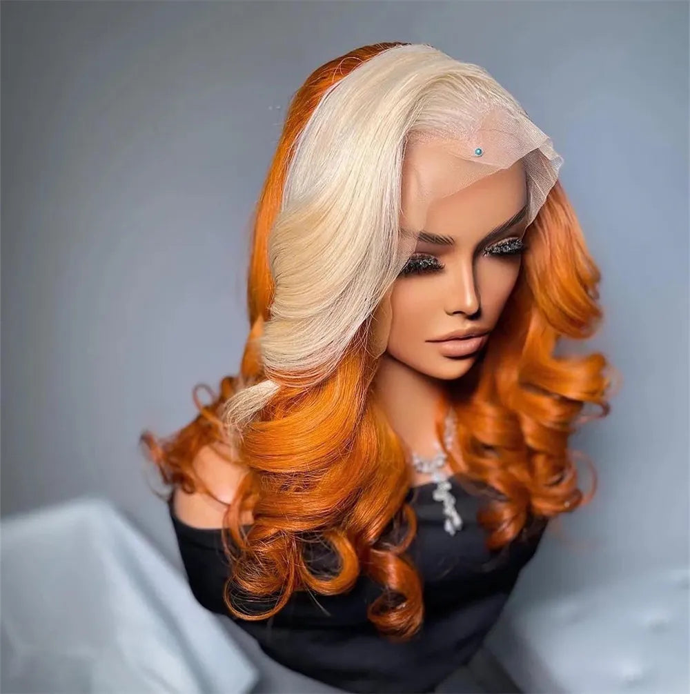 TEEK - Ginger Gem Transparent Lace Front 613 Wig HAIR theteekdotcom   