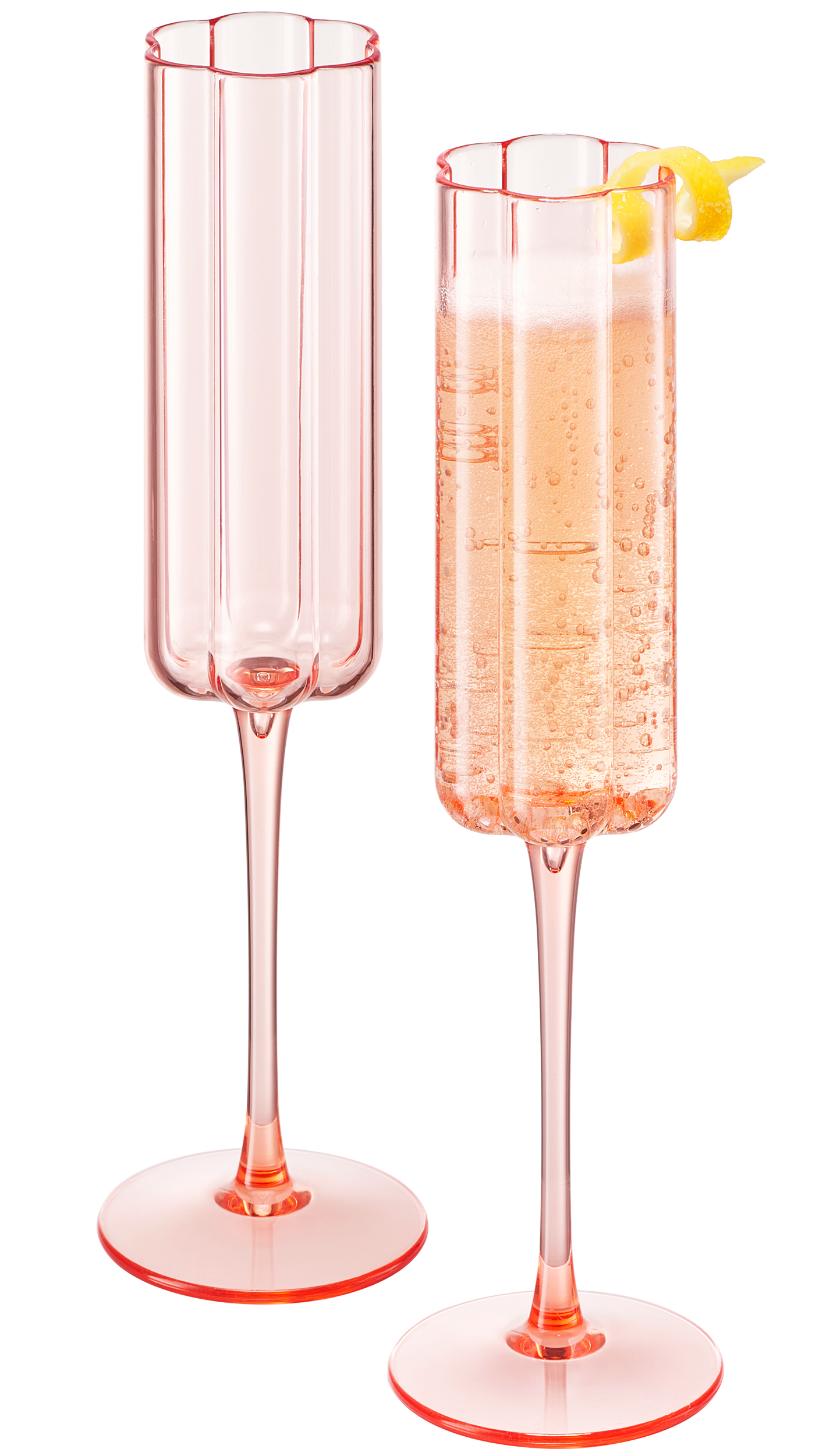 TEEK - Tide Champagne Flute Glassware Set HOME DECOR TEEK KS