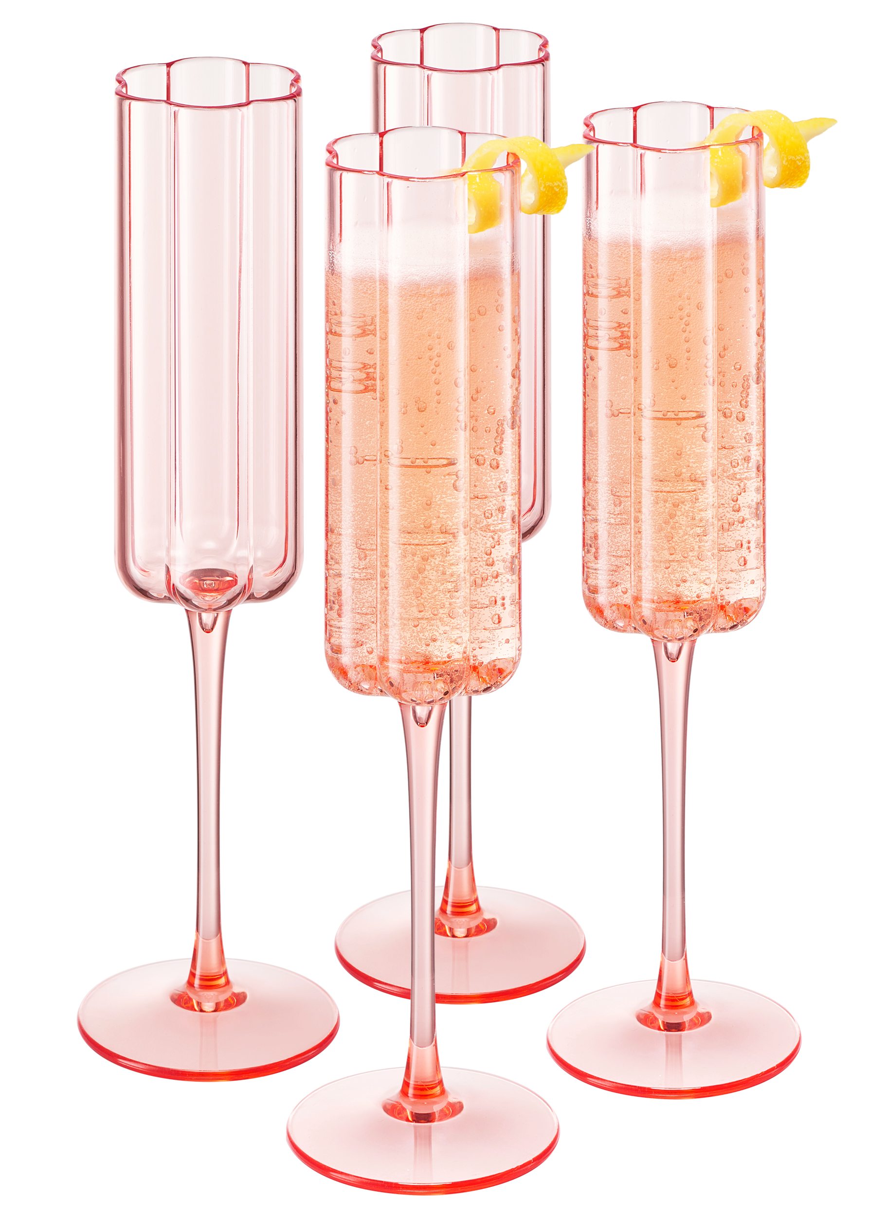 TEEK - Tide Champagne Flute Glassware Set HOME DECOR TEEK KS