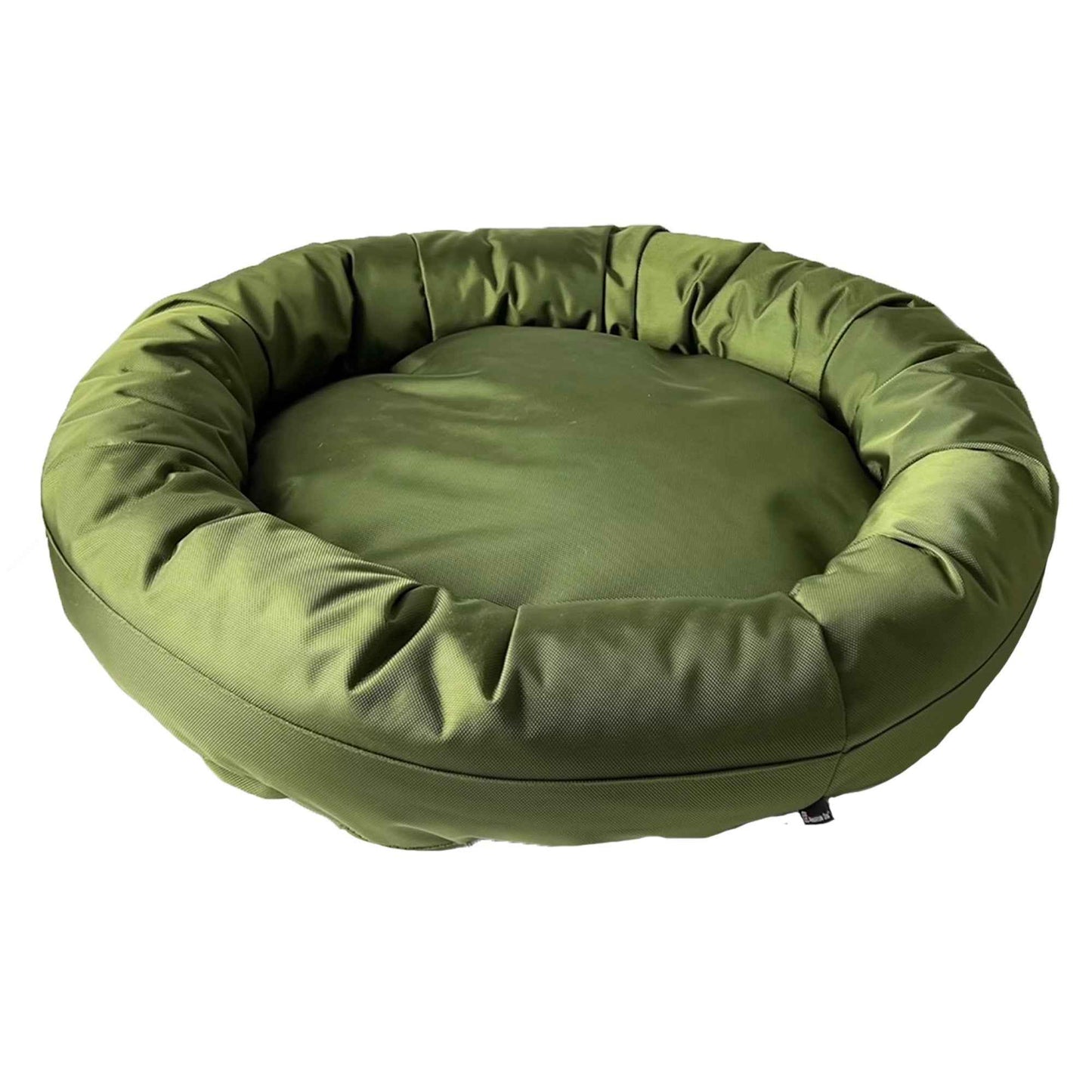 TEEK - Dog Bed - Round Bolstered Armor ™ PET SUPPLIES TEEK AD Medium (32" outer diameter 21" inner diameter) Olive