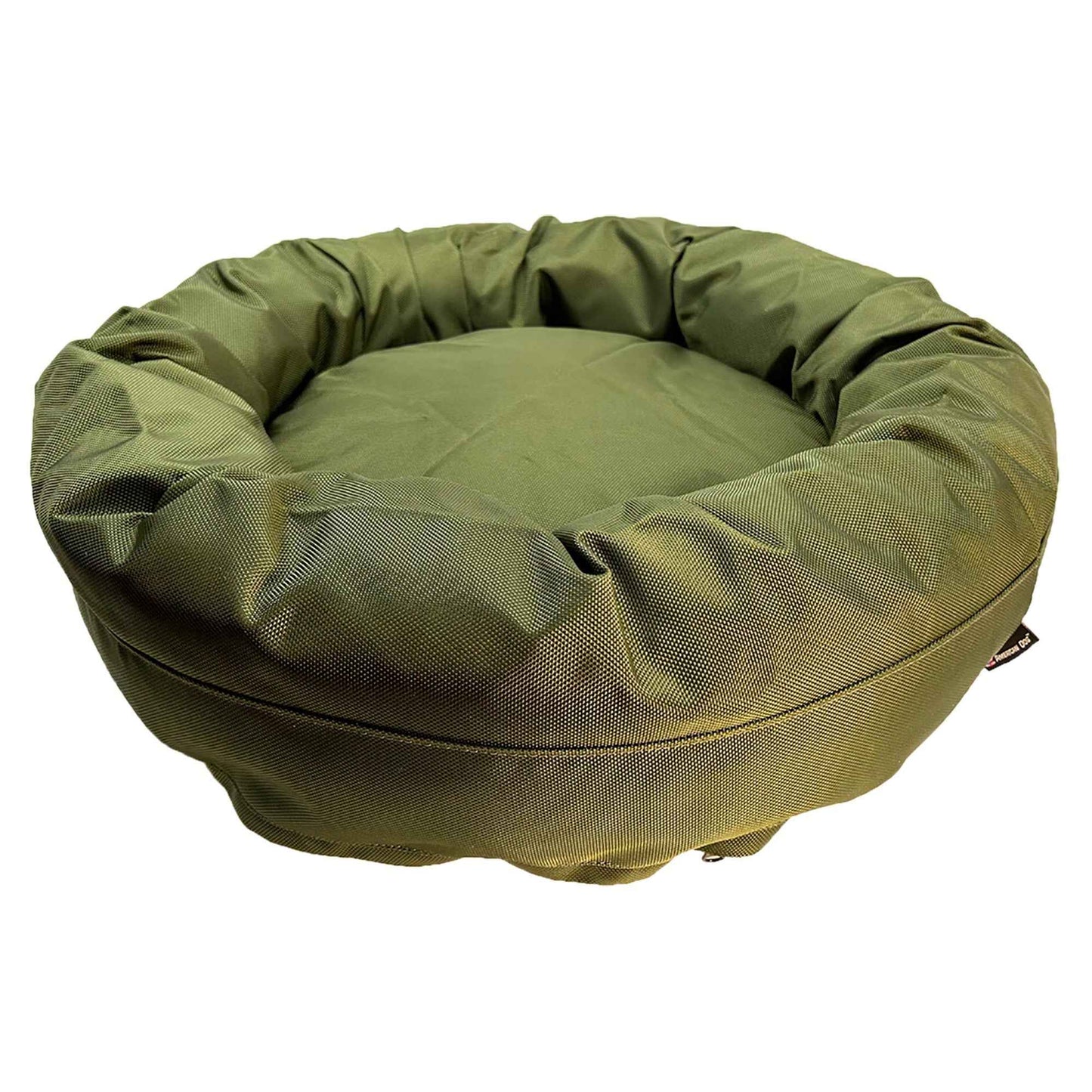 TEEK - Dog Bed - Round Bolstered Armor ™ PET SUPPLIES TEEK AD Small (25" outer diameter 16" inner diameter) Olive