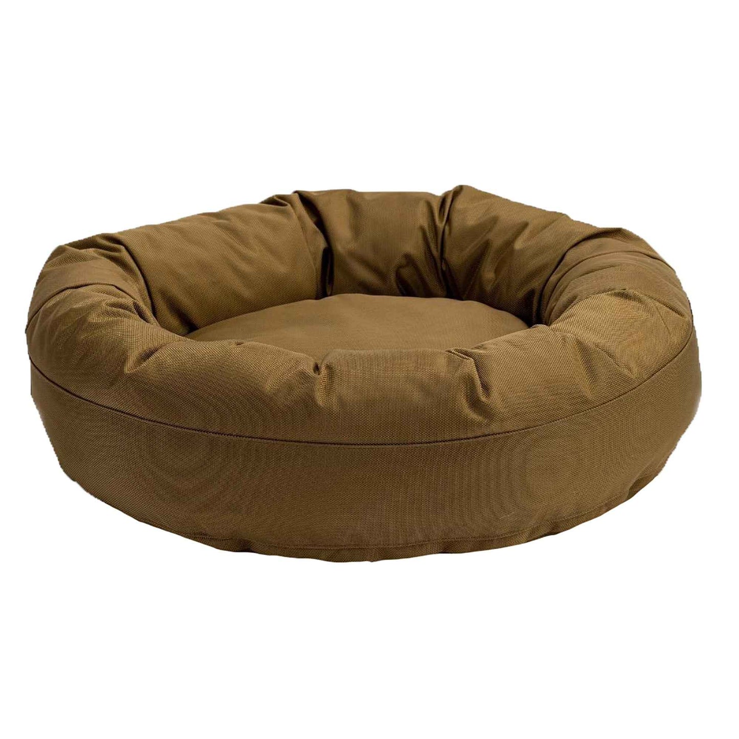 TEEK - Dog Bed - Round Bolstered Armor ™ PET SUPPLIES TEEK AD Small (25" outer diameter 16" inner diameter) Camel