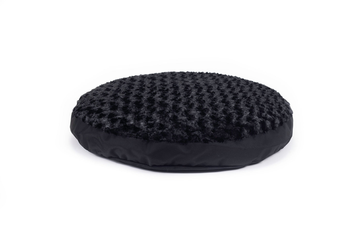 TEEK - Dog Bed Round Base Furvana™ PET SUPPLIES TEEK AD Black Small (25")