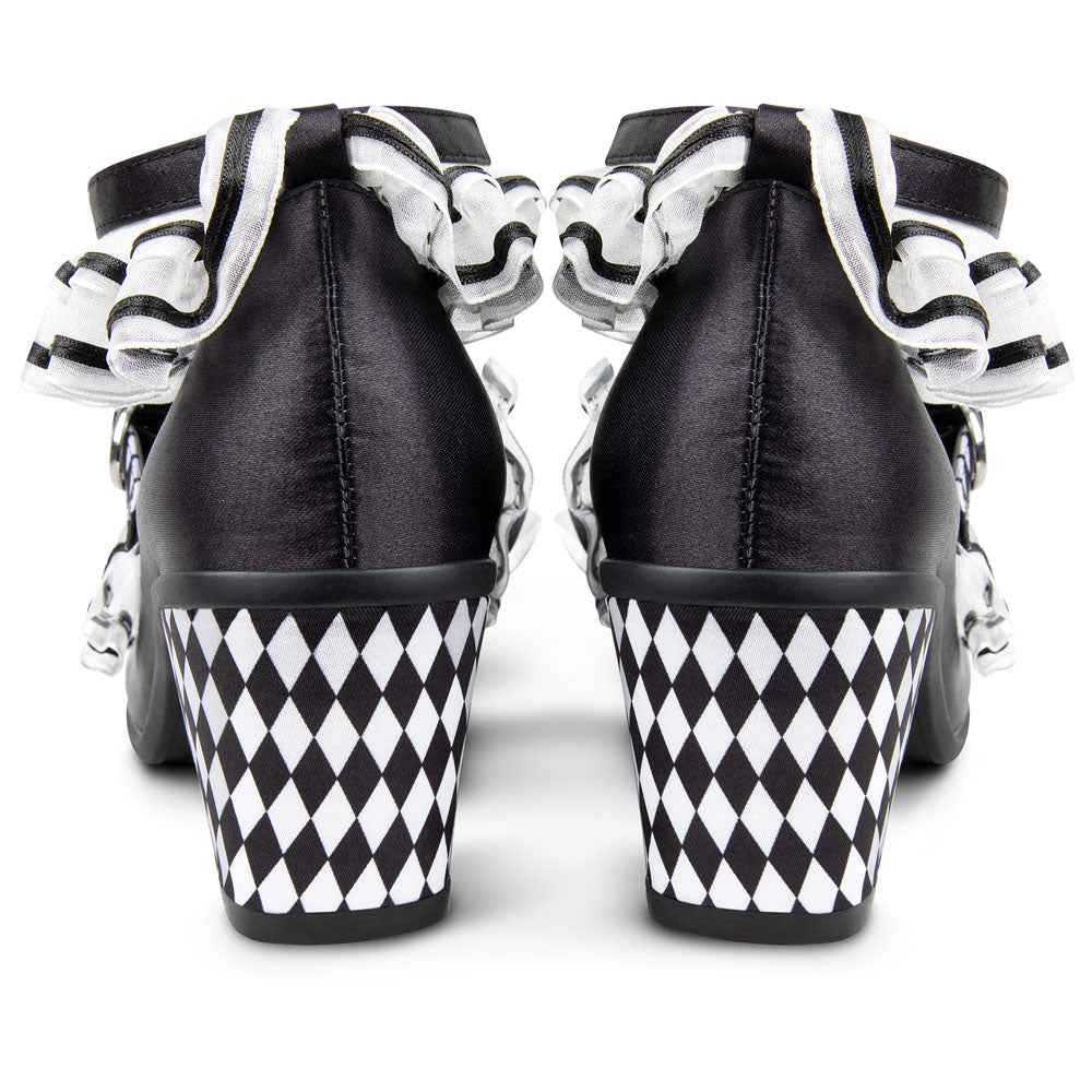 Arlequin Women's Mary Jane MId Heels Mid Heels Hot Chocolate Design