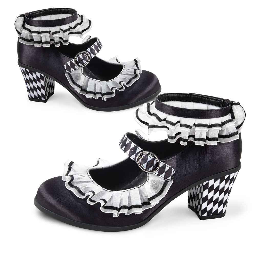 Arlequin Women's Mary Jane MId Heels Mid Heels Hot Chocolate Design