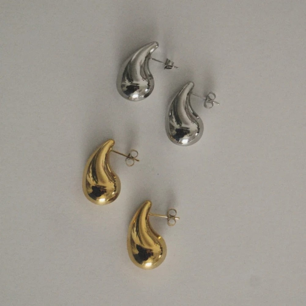 TEEK - Variety of Stainless Steel Drop n Cuff Earrings JEWELRY theteekdotcom   